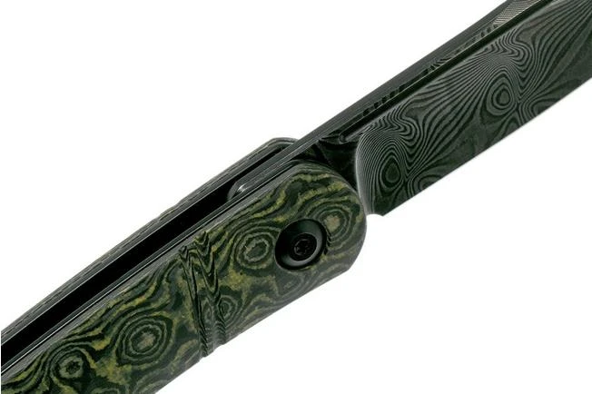 Civivi Appalachian Drifter C2015DS-3 Damascus, Yellow G10 Rose Carbon Fibre Gentleman's Knife 8 Civivi Appalachian Drifter C2015DS-3 Damascus, Yellow G10 Rose Carbon Fibre Gentleman's Knife - Image 6