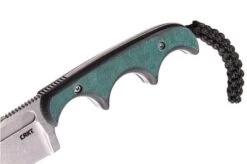 CRKT Minimalist Spear Point, Green Black, Neck Knife, Alan Folts Design -Knife Hub Shop CK 2396 04 crkt