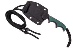 CRKT Minimalist Spear Point, Green Black, Neck Knife, Alan Folts Design -Knife Hub Shop CK 2396 06 crkt