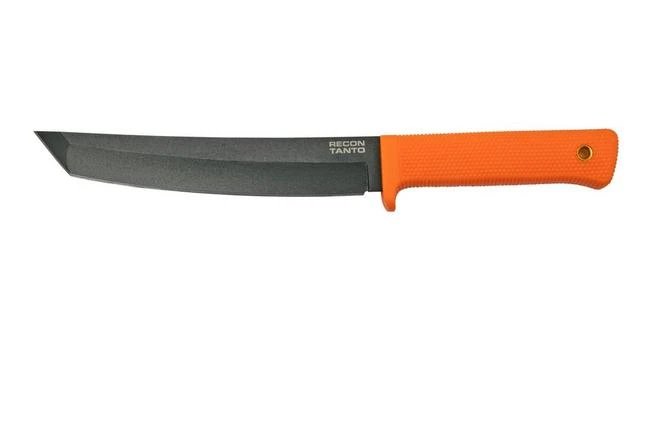 Cold Steel Recon Tanto SK5 49LRTORBK Orange, Black, Fixed Knife 3 Cold Steel Recon Tanto SK5 49LRTORBK Orange, Black, Fixed Knife