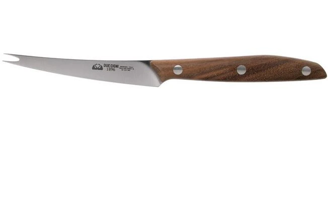 Due Cigni 1896, 2C1017NO Cheese Knife 10 Cm, Walnut Wood 3 Due Cigni 1896, 2C1017NO Cheese Knife 10 Cm, Walnut Wood