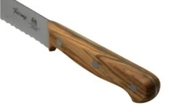 Due Cigni Tuscany 2C761-20OL Bread Knife 20 Cm Olive Wood -Knife Hub Shop DG2C761 20OL 04 duecigni