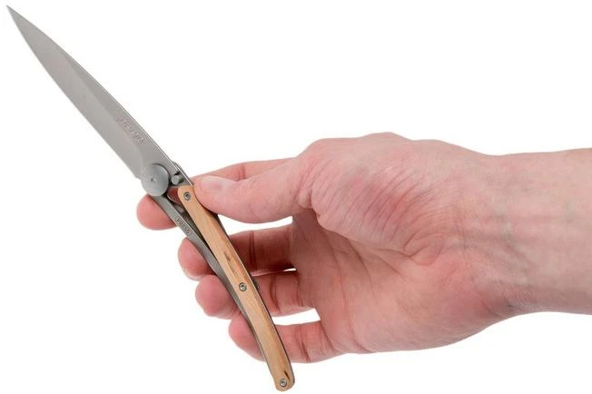 Deejo Wood 37g, Juniper Wood 1CB002 Pocket Knife 10 Deejo Wood 37g, Juniper Wood 1CB002 Pocket Knife - Image 8