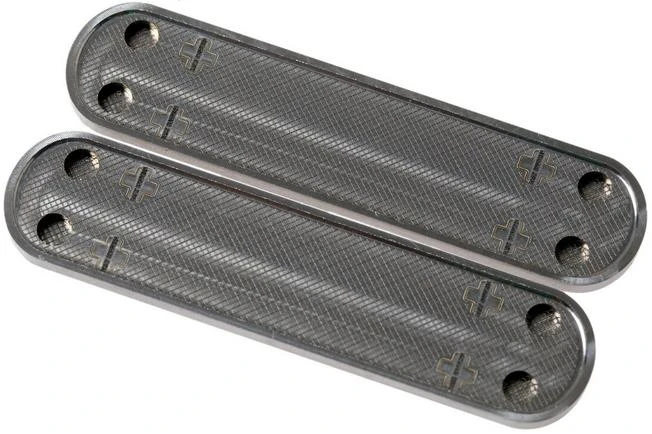 Daily Customs 58.2 Golfball Pattern, Titanium P10009496 Victorinox Scales 4 Daily Customs 58.2 Golfball Pattern, Titanium P10009496 Victorinox Scales - Image 2