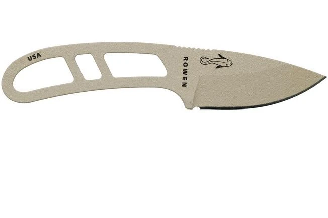 ESEE Candiru Desert Tan CAN-DT Neck Knife With Black Sheath + Belt Clip 4 ESEE Candiru Desert Tan CAN-DT Neck Knife With Black Sheath + Belt Clip - Image 2