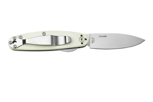 ESEE Churp EE-CH-07 D2, White Micarta Pocket Knife 4 ESEE Churp EE-CH-07 D2, White Micarta Pocket Knife - Image 2