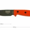 ESEE Model 3 OD Blade, Orange Handle 3P-KO-OD Survival Knife Without Sheath -Knife Hub Shop EE ESEE 3P KO OD 01 esee knives model 3 oranje ee esee 3p ko od d1