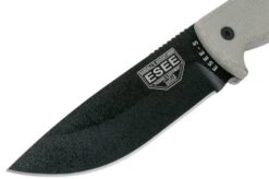 ESEE Model 5 Black Blade, Desert Tan Handle 5P-BK With Kydex Sheath + Belt Clip -Knife Hub Shop EE ESEE 5P BK 03 esee knives v2018