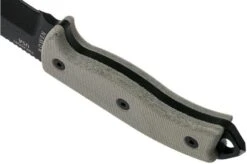 ESEE Model 5 Black Blade, Desert Tan Handle 5P-BK With Kydex Sheath + Belt Clip -Knife Hub Shop EE ESEE 5P BK 04 esee knives v2018