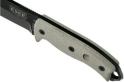 ESEE Model 5 Black Blade, Desert Tan Handle 5P-BK With Kydex Sheath + Belt Clip -Knife Hub Shop EE ESEE 5P BK 05 esee v2018 ee esee 5p bk 05