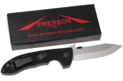 Emerson Mini CQC-8 Horseman Plain Edge, Stonewashed -Knife Hub Shop EM HRSM SF 09 emerson em hrsm sf 09