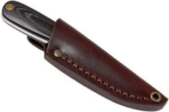 Brisa Necker 70, Black Micarta, Leather Sheath 9803 -Knife Hub Shop ENZ 9803 06 enzo enz 9803 06