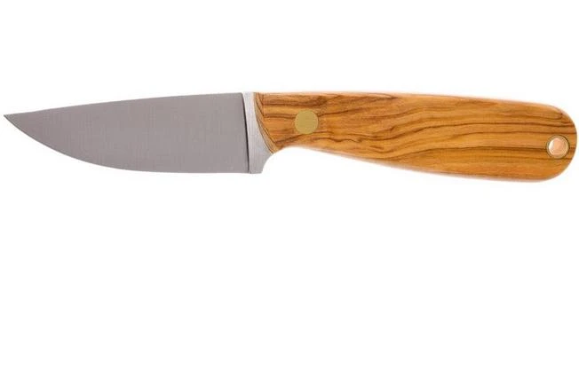 Brisa Necker 70 Flat - Olive - Leather Sheath - 9813 3 Brisa Necker 70 Flat - Olive - Leather Sheath - 9813