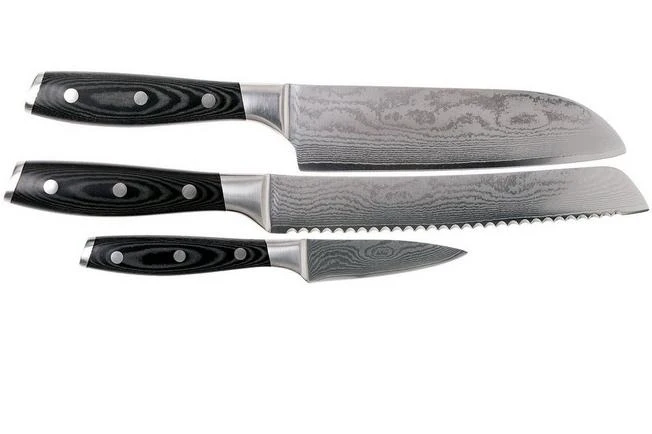 Eden Classic Damast 2030-S07, 3-piece Knife Set 4 Eden Classic Damast 2030-S07, 3-piece Knife Set - Image 2