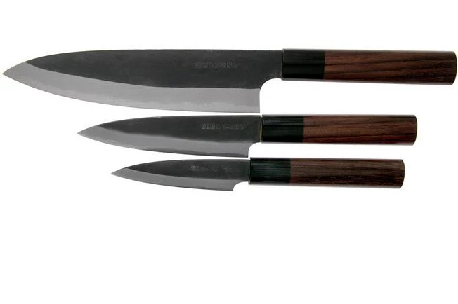 Eden Kanso Aogami 3-piece Knife Set 3 Eden Kanso Aogami 3-piece Knife Set