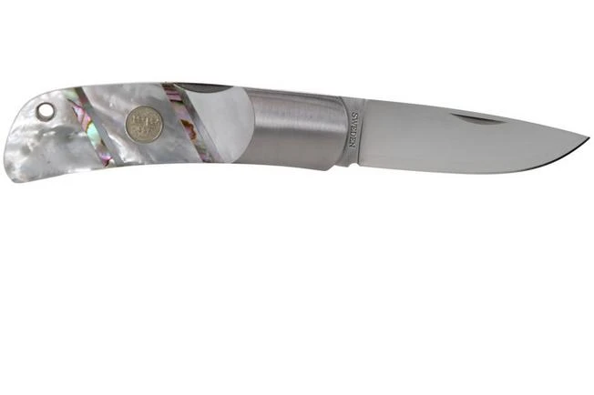 Fällkniven TK3 Tre Kronor Mother Of Pearl TK3mopc Gentleman's Knife 4 Fällkniven TK3 Tre Kronor Mother Of Pearl TK3mopc Gentleman's Knife - Image 2