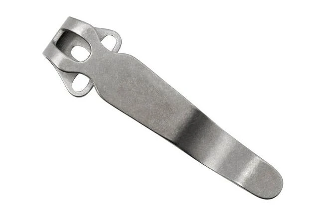Flytanium Universal Short Pocket Clip FLY-1250SSW Stonewashed Titanium 3 Flytanium Universal Short Pocket Clip FLY-1250SSW Stonewashed Titanium