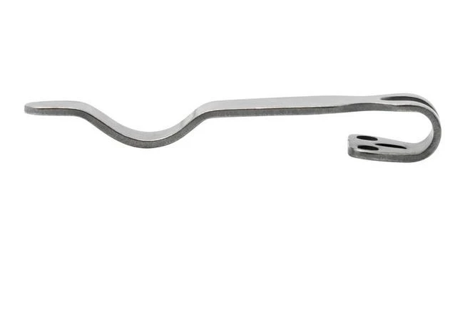 Flytanium Universal Short Pocket Clip FLY-1250SSW Stonewashed Titanium 4 Flytanium Universal Short Pocket Clip FLY-1250SSW Stonewashed Titanium - Image 2