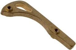 Flytanium Benchmade Mini Bugout Backspacer, Brass