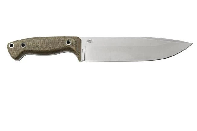 Fox Knives FX-140XL MI Green Canvas Micarta Knivesandtools Exclusive Fixed Knife, Markus Reichart Design 4 Fox Knives FX-140XL MI Green Canvas Micarta Knivesandtools Exclusive Fixed Knife, Markus Reichart Design - Image 2