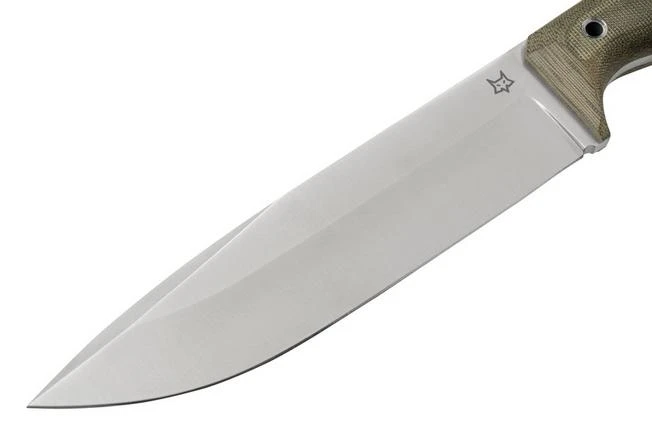 Fox Knives FX-140XL MI Green Canvas Micarta Knivesandtools Exclusive Fixed Knife, Markus Reichart Design 5 Fox Knives FX-140XL MI Green Canvas Micarta Knivesandtools Exclusive Fixed Knife, Markus Reichart Design - Image 3