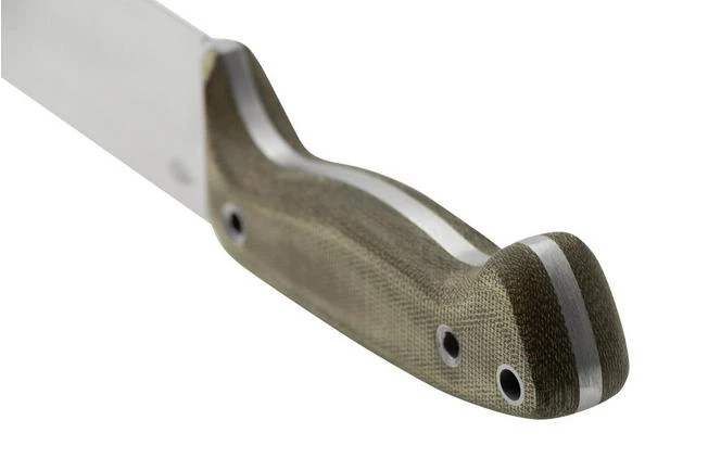 Fox Knives FX-140XL MI Green Canvas Micarta Knivesandtools Exclusive Fixed Knife, Markus Reichart Design 6 Fox Knives FX-140XL MI Green Canvas Micarta Knivesandtools Exclusive Fixed Knife, Markus Reichart Design - Image 4