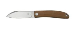 Fox Knives Livri FX-273MCB Knivesandtools Exclusive, Brown Micarta, Slipjoint Pocket Knife