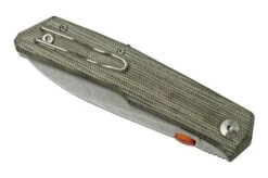 Fox Knives The Sicilian, Satin Green Micarta FX-525MI Pocket Knife, Bob Terzuola Design 12 Fox Knives The Sicilian, Satin Green Micarta FX-525MI Pocket Knife, Bob Terzuola Design -Knife Hub Shop FOFX 525MI 04 fox