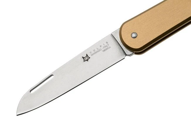 Fox Vulpis KA-VP130BR, 1 Tool, Aluminium Bronze, Pocket Knife, Knivesandtools Exclusive 5 Fox Vulpis KA-VP130BR, 1 Tool, Aluminium Bronze, Pocket Knife, Knivesandtools Exclusive - Image 3