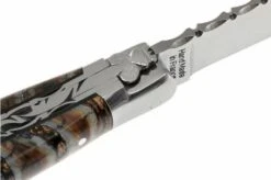 Fontenille Pataud Traditional 11 Cm, Guilloché, Mammoth Tooth, L11MMTG 12 Fontenille Pataud Traditional 11 Cm, Guilloché, Mammoth Tooth, L11MMTG -Knife Hub Shop FPL11MMTG 04 fontenille pataud traditional 11cm fpl11mmtg 04