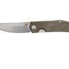 GiantMouse ACE Clyde Green Canvas Micarta, Brass, Pocket Knife, Ansø En Voxnaes Design -Knife Hub Shop GMCLYDE GRN MICARTA 01 giantmouse