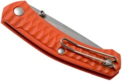 GiantMouse ACE Iona G10 Orange, Tumbled Pocket Knife, Ansø En Voxnaes Design -Knife Hub Shop GMIONA G10 ORG 04 giant mouse