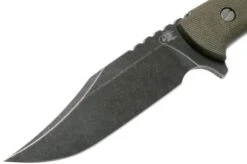 Rick Hinderer Ranch Bowie Green Canvas Micarta, Battle Black, Bowie Knife 12 Rick Hinderer Ranch Bowie Green Canvas Micarta, Battle Black, Bowie Knife -Knife Hub Shop HRK TRB BB GM 03 rick hinderer knives