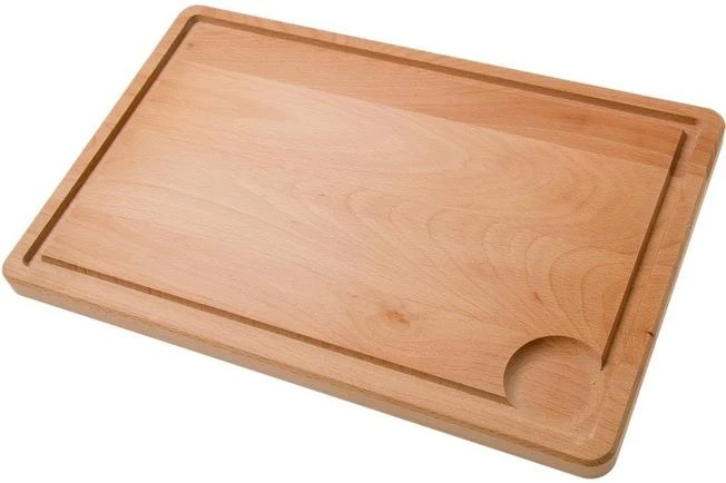 Il Cucinino Cutting Board With Met Slot, Beech Wood, 40x26 Cm 3 Il Cucinino Cutting Board With Met Slot, Beech Wood, 40x26 Cm