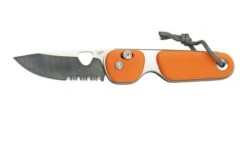 The James Brand The Redstone Tangerine, Stainless Serrated KN118163-01 Pocket Knife
