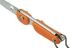 The James Brand The Redstone Tangerine, Stainless Serrated KN118163-01 Pocket Knife -Knife Hub Shop JAKN118163 01 06 james