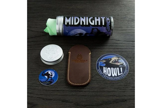 Jack Wolf Midnight Jack, Natural Canvas Micarta MIDNI-01-NAT Slipjoint Pocket Knife 5 Jack Wolf Midnight Jack, Natural Canvas Micarta MIDNI-01-NAT Slipjoint Pocket Knife - Image 3