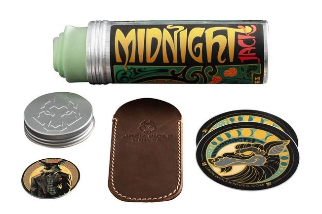 Jack Wolf Midnight Jack MIDNI-021-FTI Jigged Titanium, Slipjoint Pocket Knife 9 Jack Wolf Midnight Jack MIDNI-021-FTI Jigged Titanium, Slipjoint Pocket Knife - Image 7