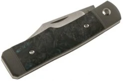 Jack Wolf Sharpshooter Jack, Blue Fat Carbon SHSH-FC Slipjoint Pocket Knife -Knife Hub Shop JW SHSH FC 07 jackwolf