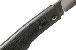 Jack Wolf Sharpshooter Jack, Black Canvas Micarta SHSH-MBK Slipjoint Pocket Knife -Knife Hub Shop JW SHSH MBK 07 jackwolf