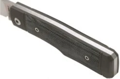 Jack Wolf Sharpshooter Jack, Black Canvas Micarta SHSH-MBK Slipjoint Pocket Knife -Knife Hub Shop JW SHSH MBK 08 jackwolf