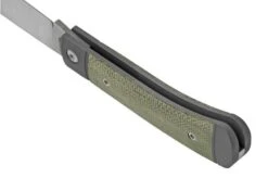 Jack Wolf Venom Jack VEN-01-GRN Canvas Micarta Green, Slipjoint Pocket Knife -Knife Hub Shop JW VEN 01 GRN 04 jackwolf