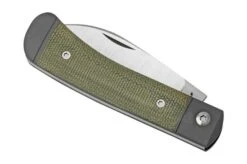 Jack Wolf Venom Jack VEN-01-GRN Canvas Micarta Green, Slipjoint Pocket Knife -Knife Hub Shop JW VEN 01 GRN 06 jackwolf