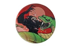 Jack Wolf Venom Jack VEN-01-GRN Canvas Micarta Green, Slipjoint Pocket Knife -Knife Hub Shop JW VEN 01 GRN 07 jackwolf