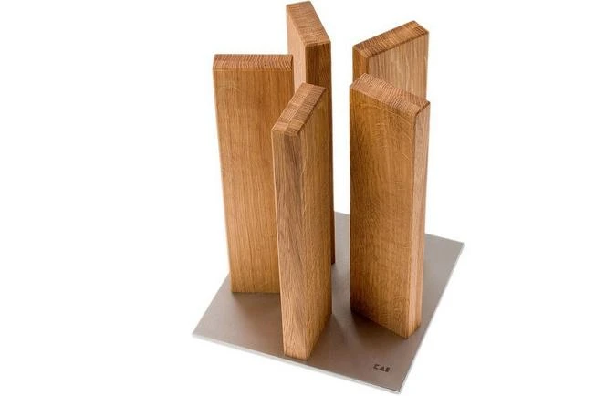 Kai Stonehenge Magnetic Knife Block, Stainless Steel/oak, STH-3 4 Kai Stonehenge Magnetic Knife Block, Stainless Steel/oak, STH-3 - Image 2
