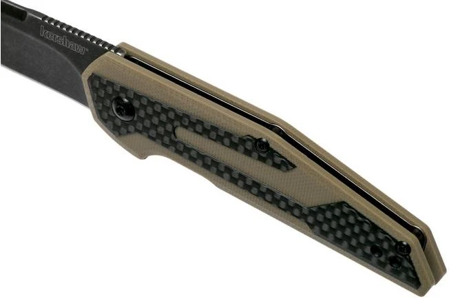 Kershaw Fraxion 1160TANBW Pocket Knife Tan Blackwash, Jens Anso Design 9 Kershaw Fraxion 1160TANBW Pocket Knife Tan Blackwash, Jens Anso Design - Image 7