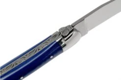 Forge De Laguiole 1211INTCBLEB 11cm, Blue Micarta, Laguiole Knife 15 Forge De Laguiole 1211INTCBLEB 11cm, Blue Micarta, Laguiole Knife -Knife Hub Shop LA1211INTCBLEB 06 forge de laguiole