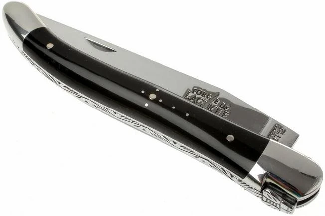 Forge De Laguiole 1211IN Pocket Knife, Black Horn 4 Forge De Laguiole 1211IN Pocket Knife, Black Horn - Image 2