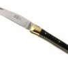 Forge De Laguiole - Natural Wood Folder, 3 Inch, Ebony 1 Forge De Laguiole - Natural Wood Folder, 3 Inch, Ebony -Knife Hub Shop LA129EB 01 forge de laguiole vouwmes la129eb d1