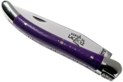 Forge De Laguiole 129INTCVIOBRI 9cm, Violet Micarta, Laguiole Knife -Knife Hub Shop LA129INTCVIOBRI 04 forge de laguiole